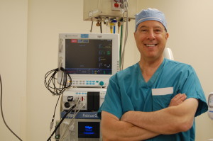 Dr. E in the OR.